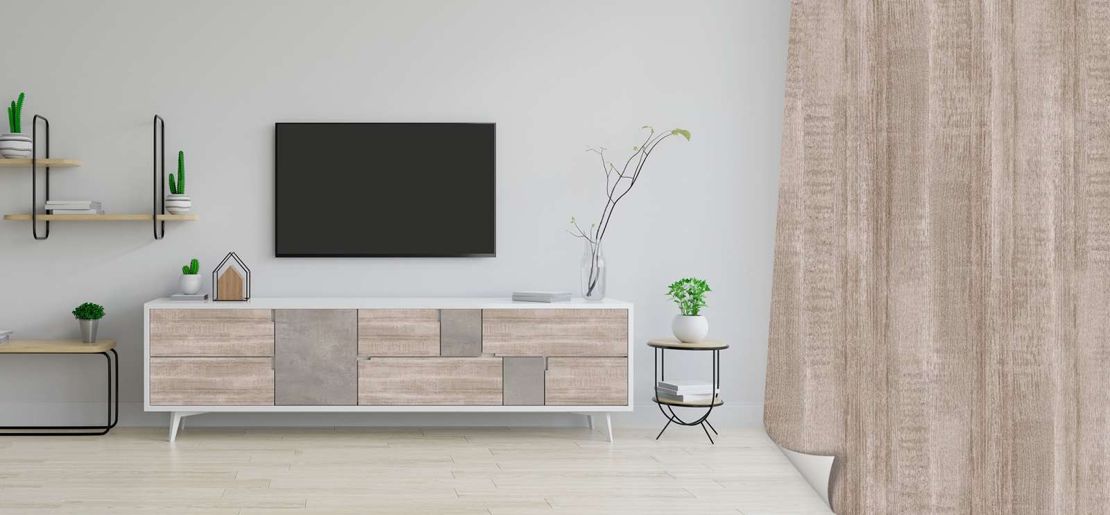 Möbelfolie im Industrial Style | geruchsneutral PVC frei | PrintYourHome