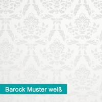 Möbelfolie Barock Muster weiß - hochwertige papierbasierende Folie zum kinderleichten Verkleben von PrintYourHome.