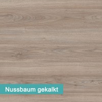 Möbelfolie Nussbaum gekalkt - hochwertige papierbasierende Folie zum kinderleichten Verkleben von PrintYourHome.