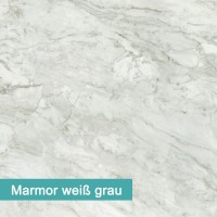 Möbelfolie Marmor weiß grau - hochwertige papierbasierende Folie zum kinderleichten Verkleben von PrintYourHome.