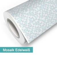 Klebefolie in Mosaik Edelweiß - günstig bei PrintYourHome.de