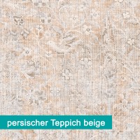 Möbelfolie persischer Vintage Teppich beige - hochwertige papierbasierende Folie zum kinderleichten Verkleben von PrintYourHome.
