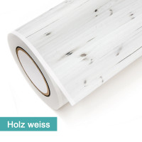 Klebefolie in Dekor Holz Weiß - günstig bei PrintYourHome.de