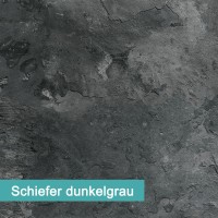 Möbelfolie Schiefer dunkelgrau - hochwertige papierbasierende Folie zum kinderleichten Verkleben von PrintYourHome.