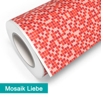 Klebefolie in Mosaik Liebe - günstig bei PrintYourHome.de