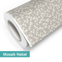 Klebefolie in Mosaik Nebel - günstig bei PrintYourHome.de
