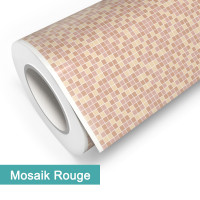 Klebefolie in Mosaik Rouge - günstig bei PrintYourHome.de