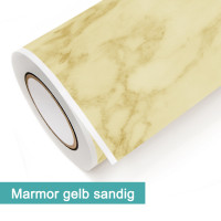 Klebefolie in Dekor Marmor Gelb Sandig - günstig bei PrintYourHome.de