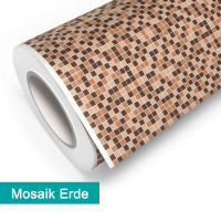 Klebefolie in Mosaik Erde - günstig bei PrintYourHome.de